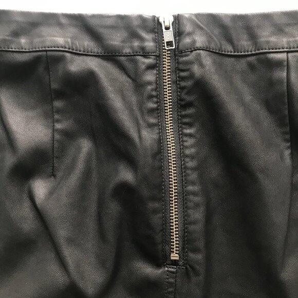 Minimum women's vegan leather pencil skirt black Euro 36 Small NWT - Picture 6 of 15